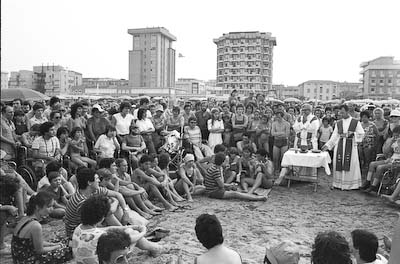 messa sulla spiaggia